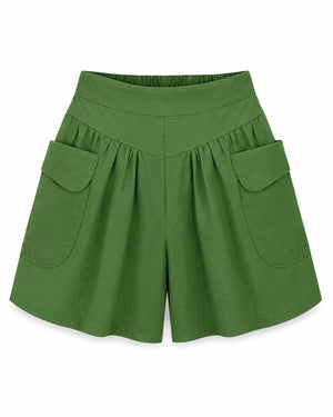 High Waist Pocket Shorts WHD0606459