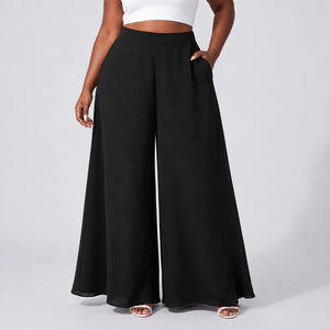 High Waist Wide Leg Pants WHD0606460
