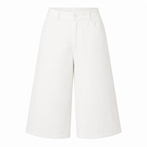 Wide Leg Cropped Culotte Pants WHD0606462