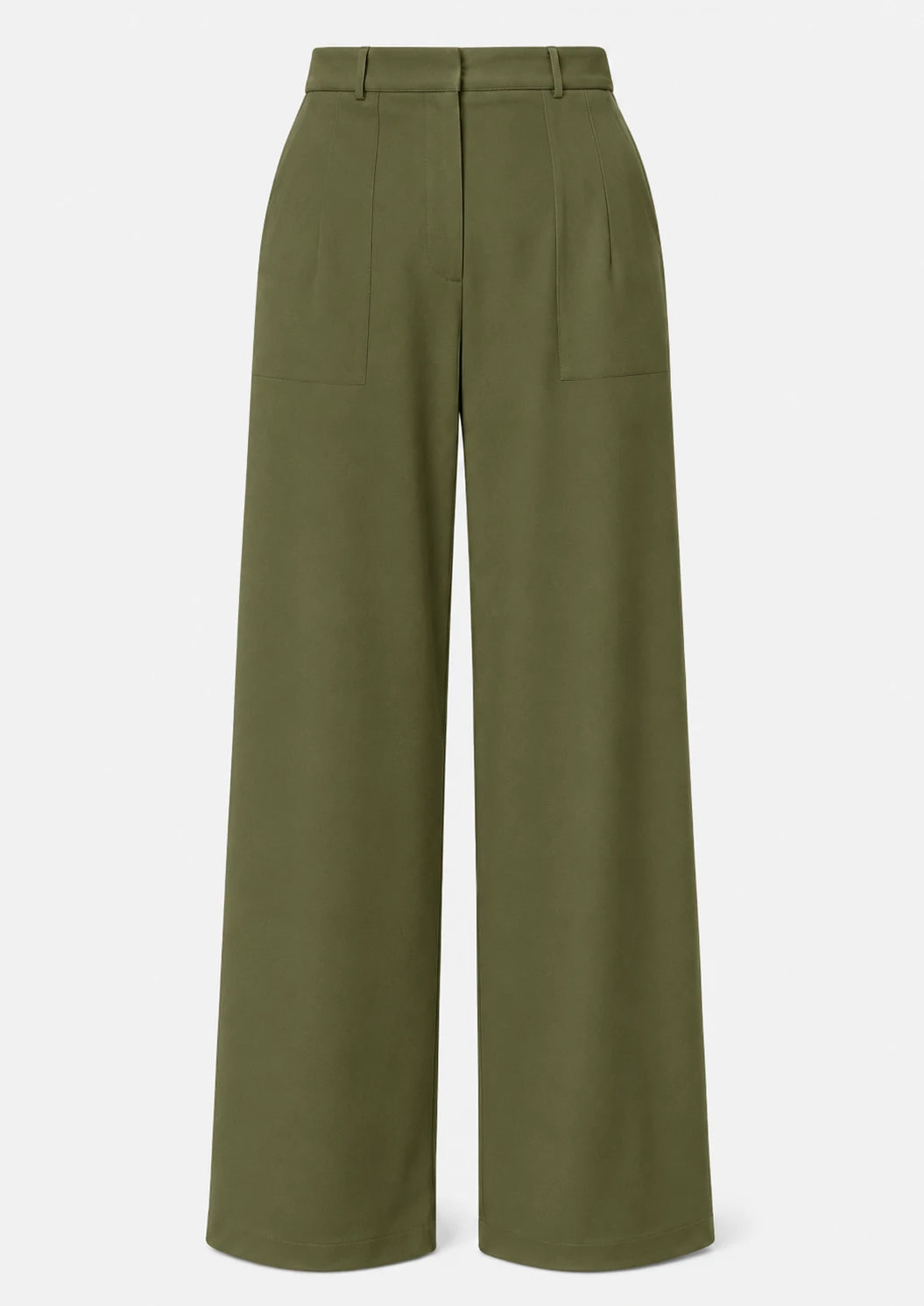 Ivory Wide Leg Pants WHD0606465