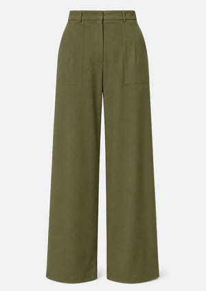 Ivory Wide Leg Pants WHD0606465