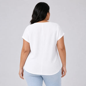 Lace Yoke Button Top WHD0606471