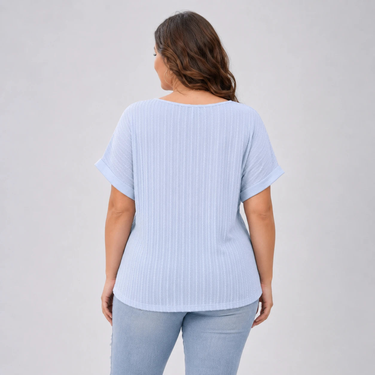 Textured Dolman Sleeve Top WHD0606475
