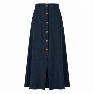 Button Front Maxi Skirt WHD0606480