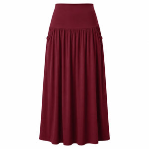 High Waist Maxi Skirt WHD0606484