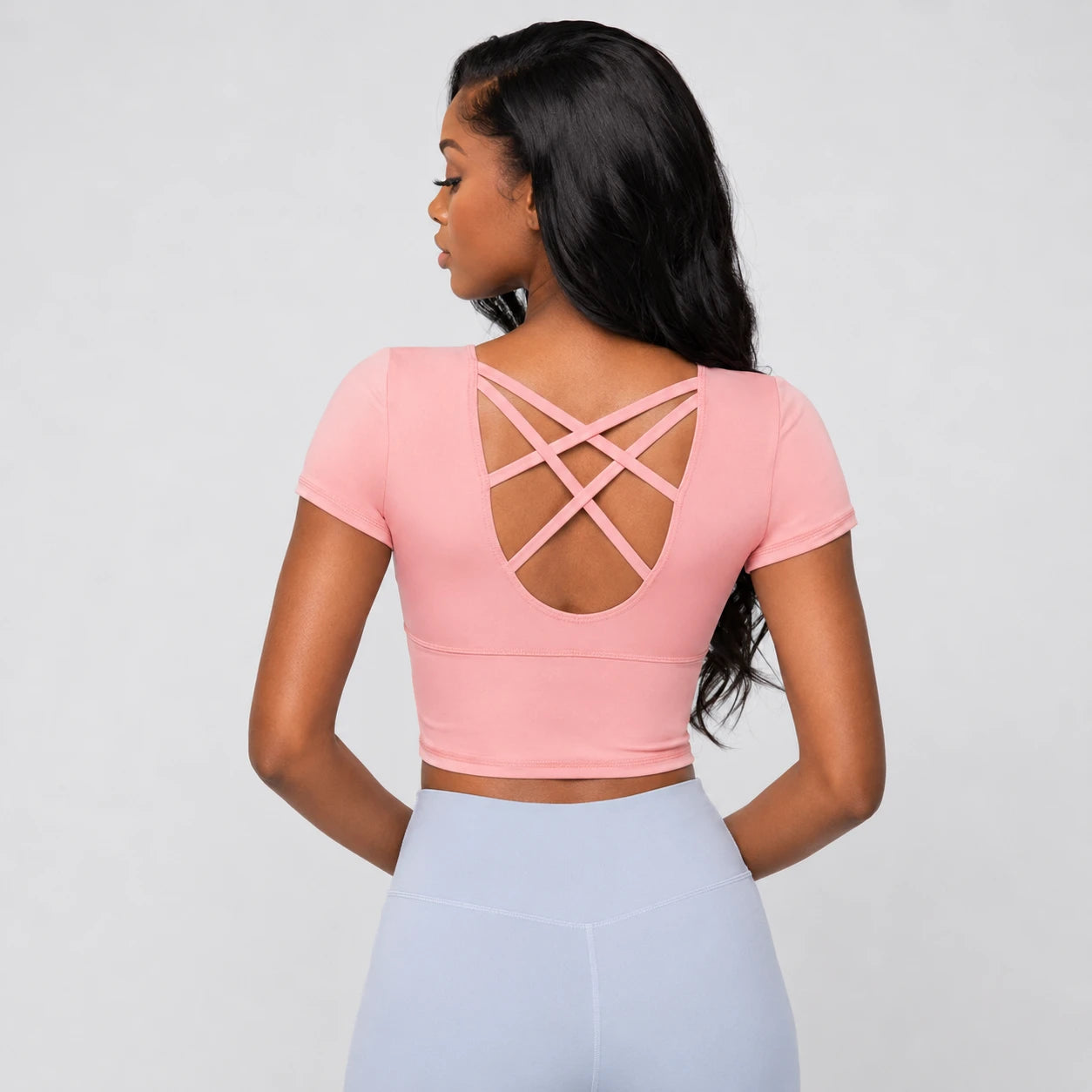 Crisscross Back Active Top WHD0606488-JYMD011