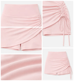 Ruched Side Active Skort WHD0606502-JYMQ070