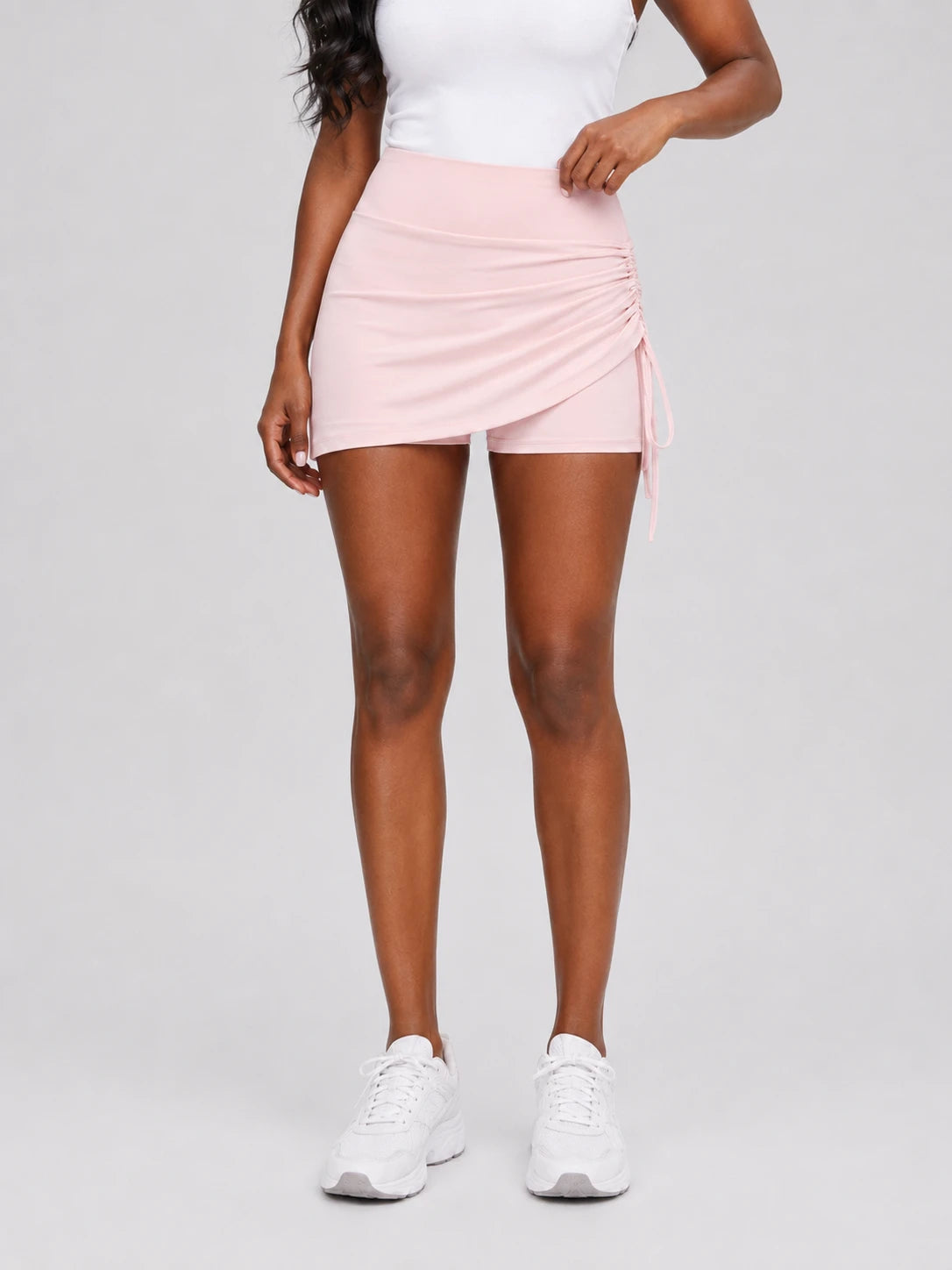 Ruched Side Active Skort WHD0606502-JYMQ070
