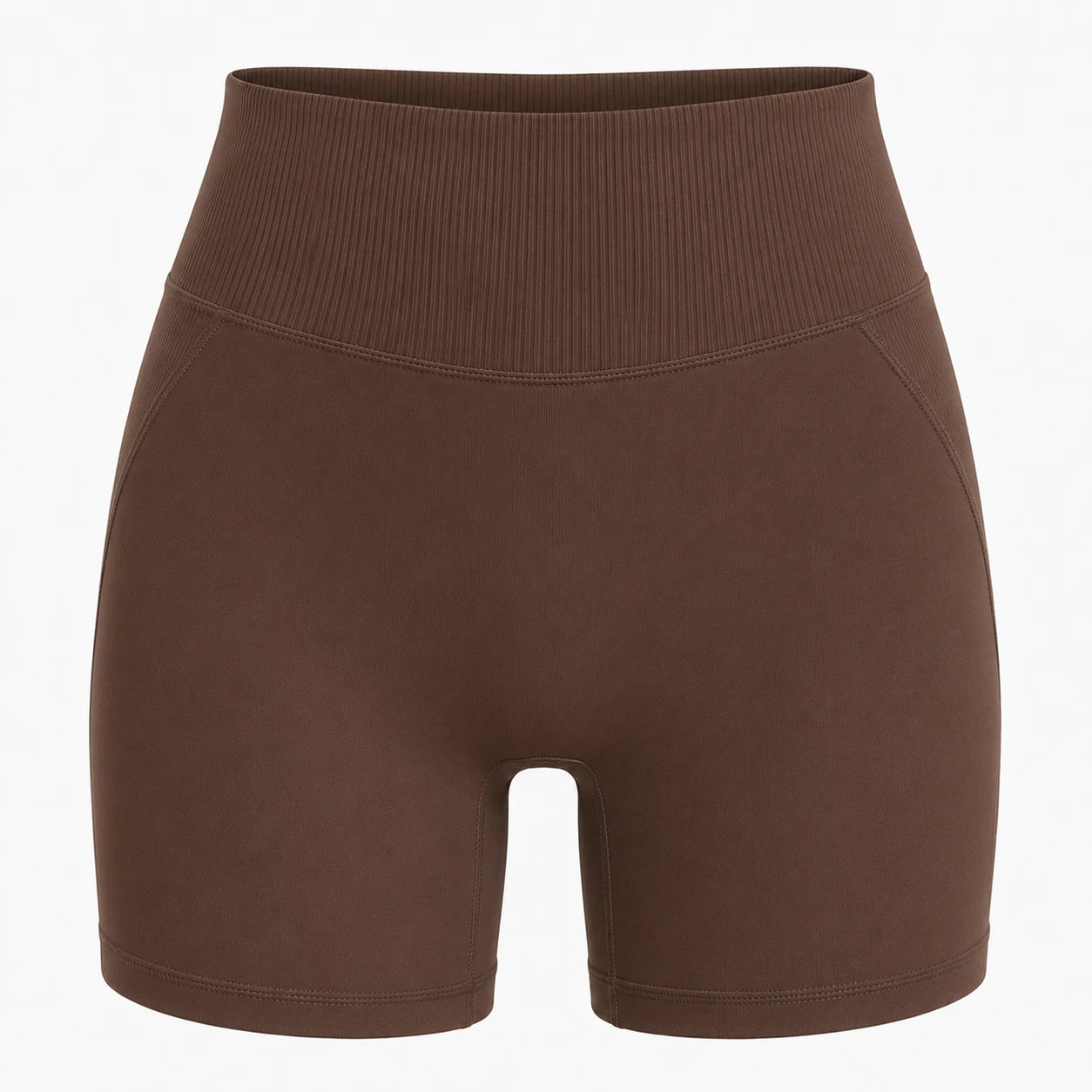 Ribbed Waist Biker Shorts WHD0606505-JYMA057