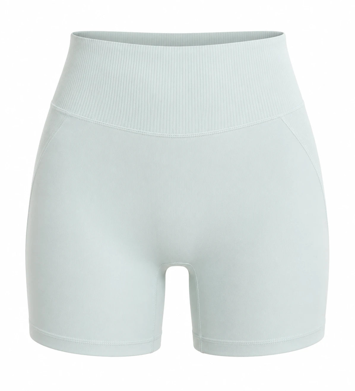 Ribbed Waist Biker Shorts WHD0606505-JYMA057