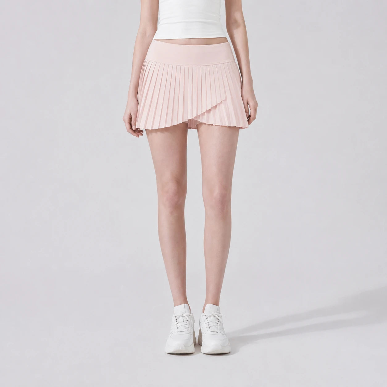 Pleated High Waist Skort WHD0606506-JYMQ068