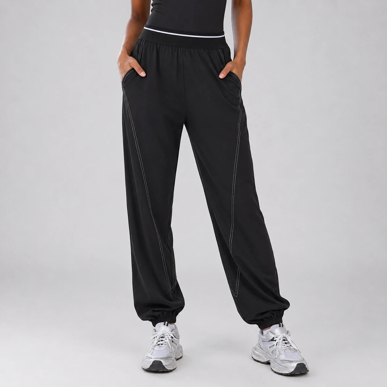 Contrast Stitch Jogger Pants WHD0606513-JYWK025