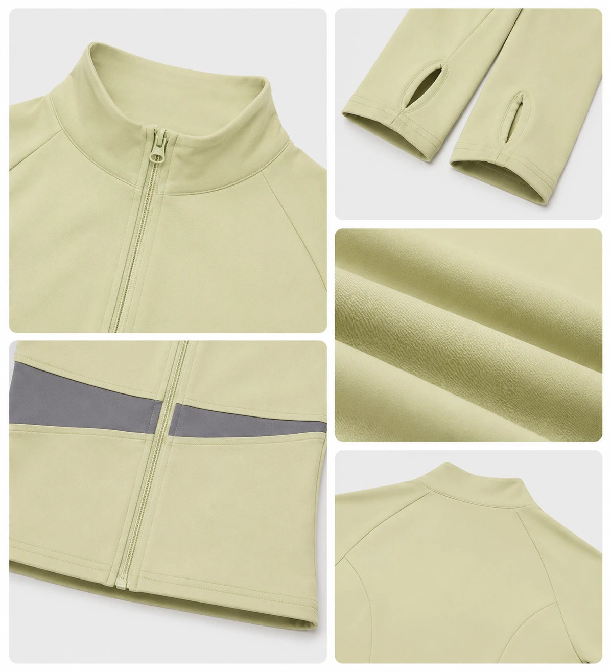 Zip Front Active Jacket WHD0606517-JYMW022
