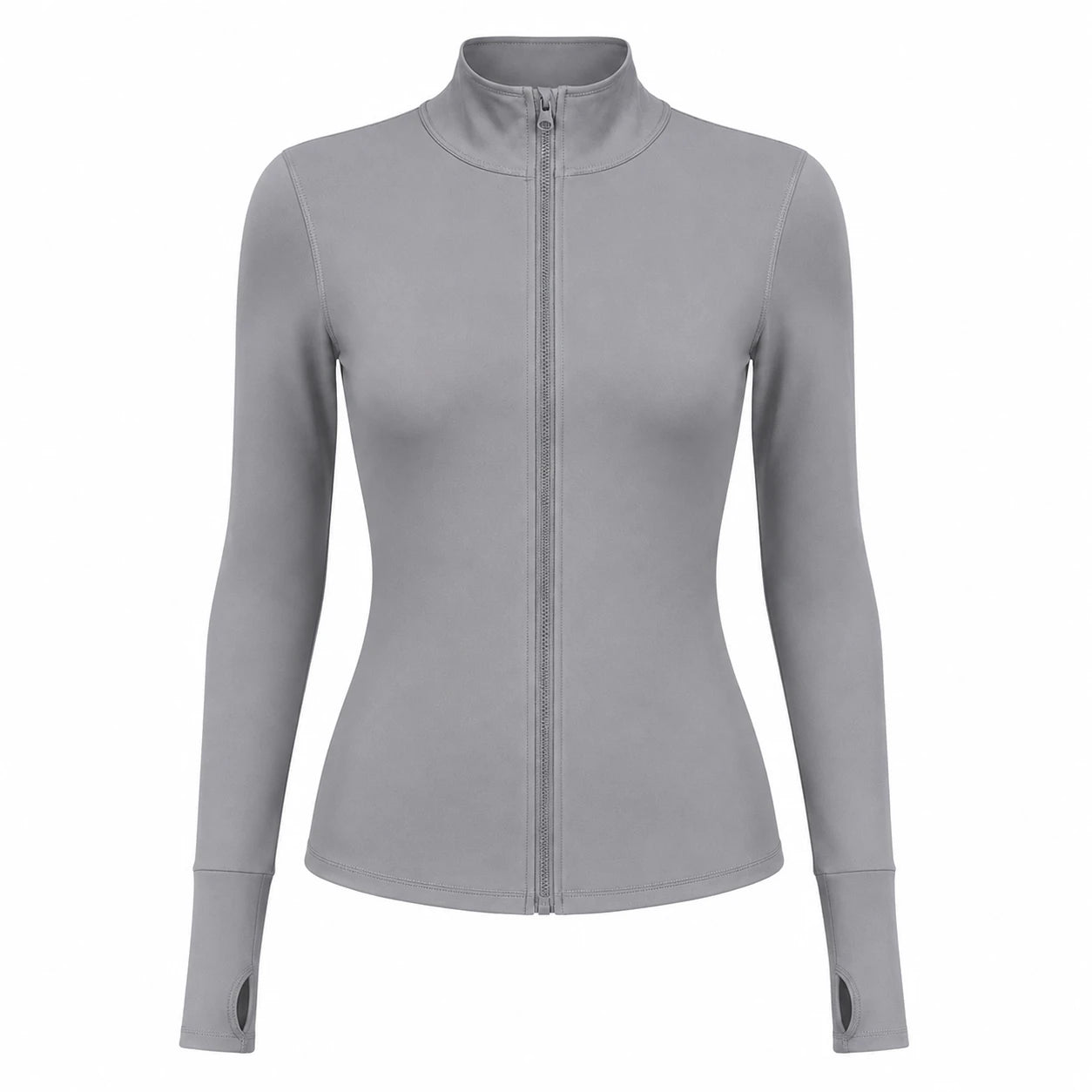 Mock Neck Zip Active Jacket WHD0606519-JYMW037