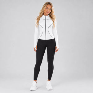 Contrast Piping Zip Jacket WHD0606521-JYMW060