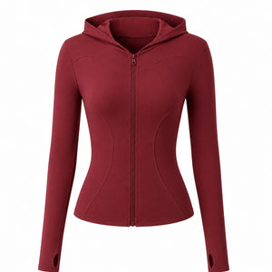 Hooded Zip Active Jacket WHD0606522-JYMW043