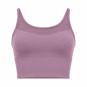 Cutout Back Longline Sports Bra WHD0606529-MTXWX60