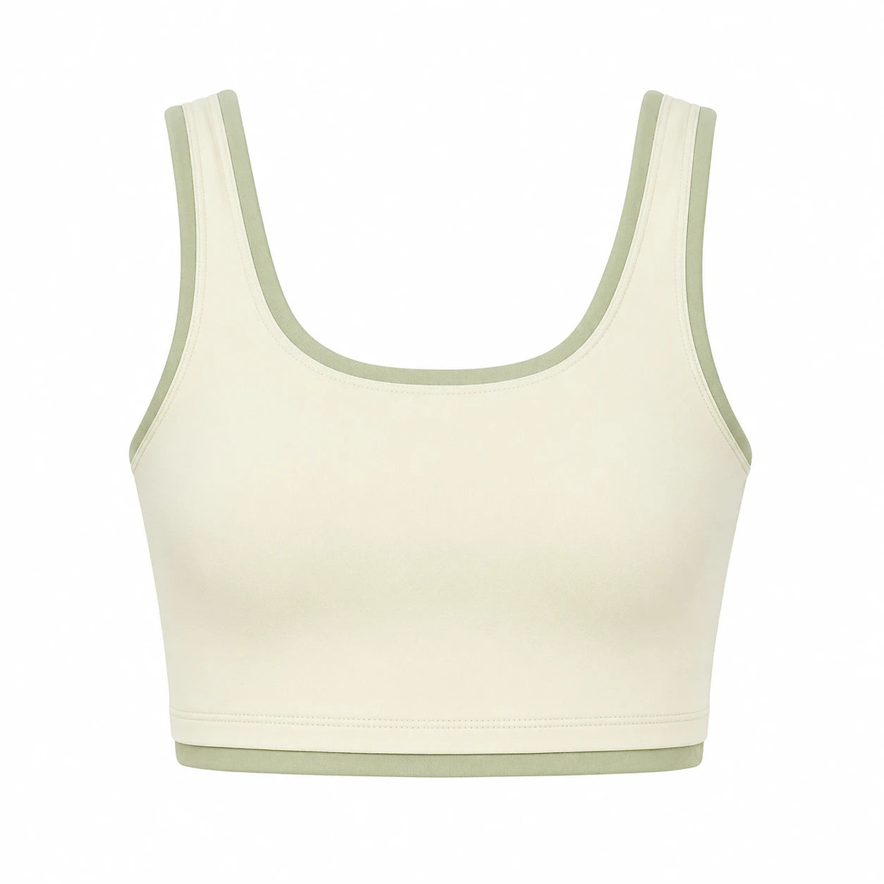Contrast Trim Sports Bra WHD0606533-JYMN033