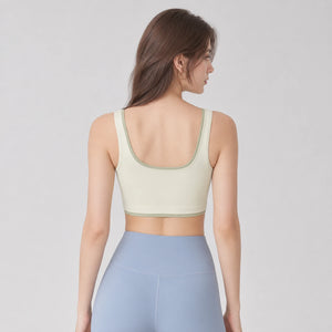 Contrast Trim Sports Bra WHD0606533-JYMN033