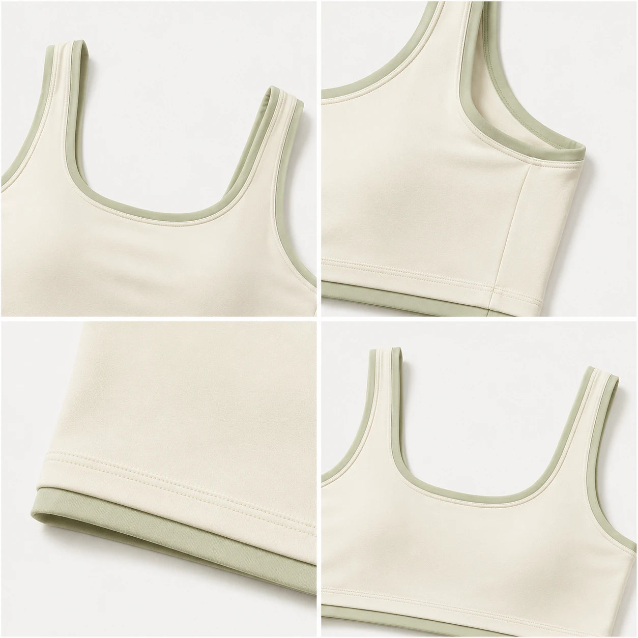 Contrast Trim Sports Bra WHD0606533-JYMN033