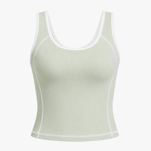 Contrast Trim Tennis Tank WHD0606535-JYMB023