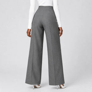 Wrap Waist Wide Leg Pants WHD0606537
