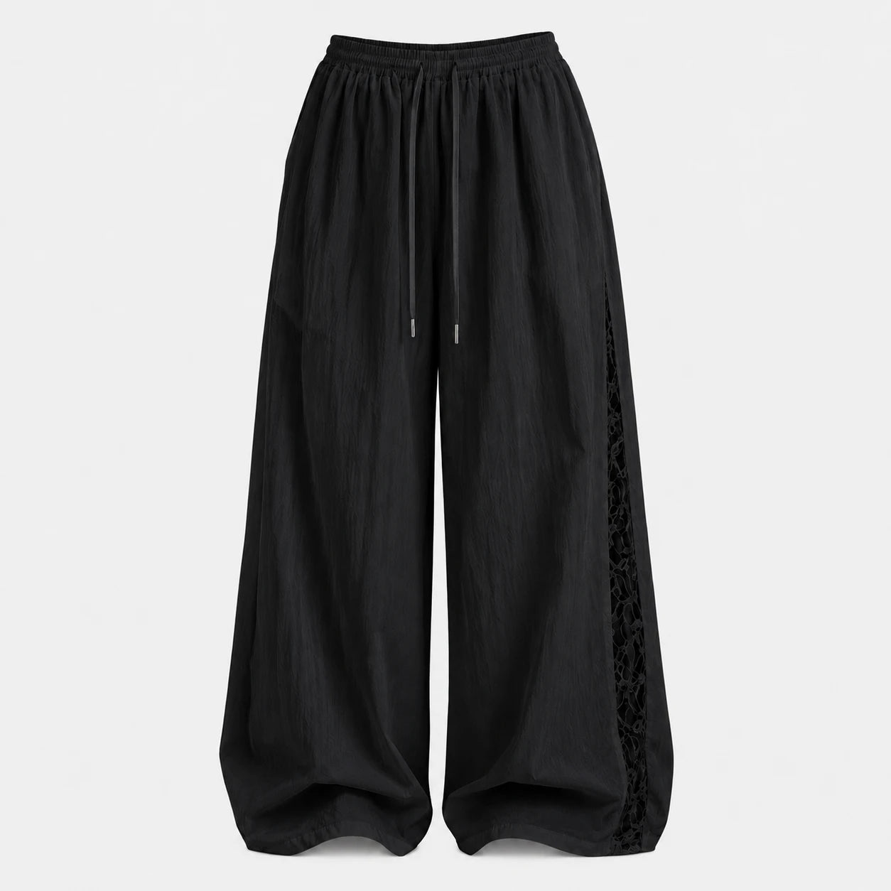 Crinkled Wide Leg Pants WHD0606538