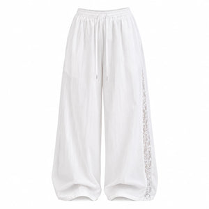 Crinkled Wide Leg Pants WHD0606538