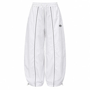 Piped Drawstring Track Pants WHD0606541