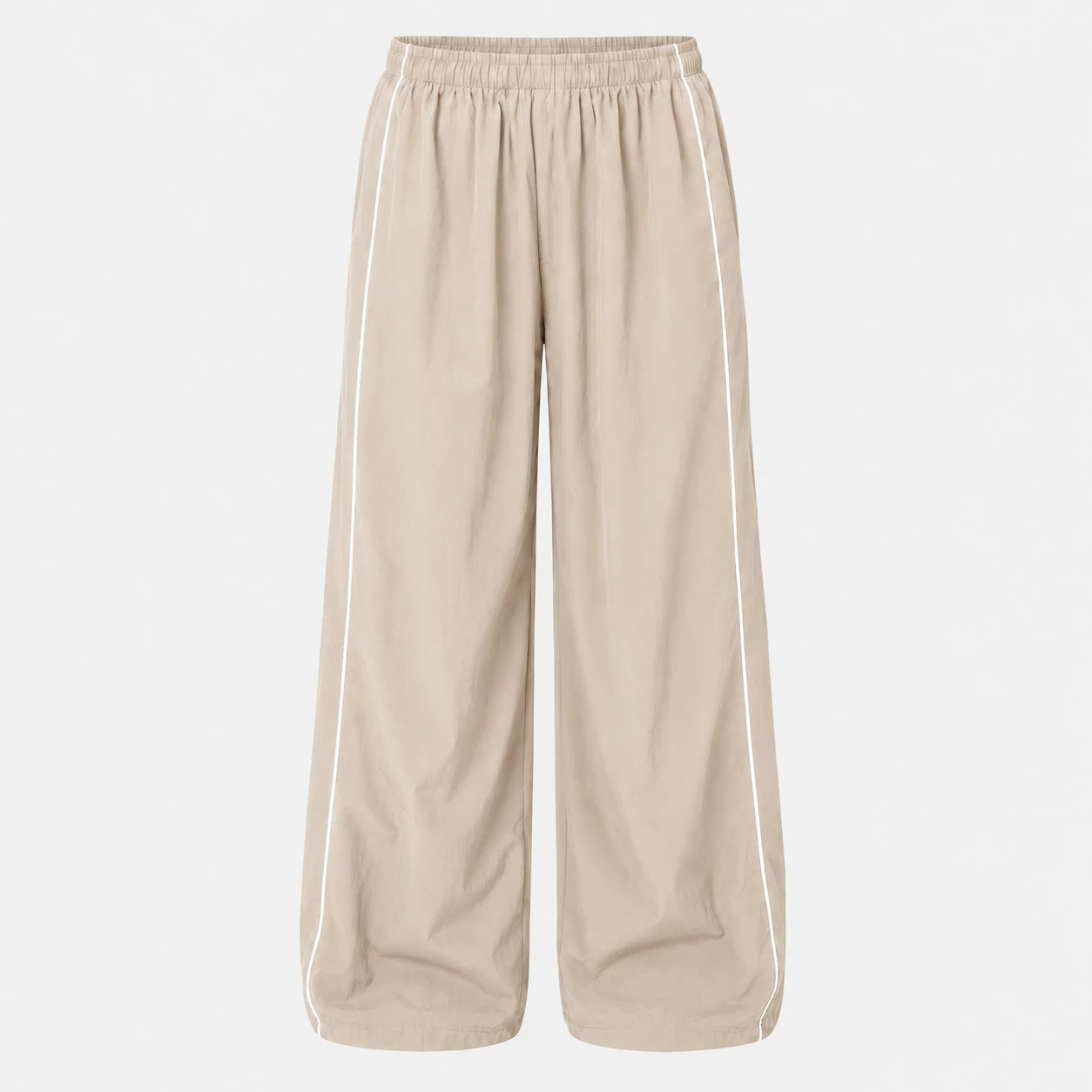 Piped Wide Leg Track Pants WHD0606543