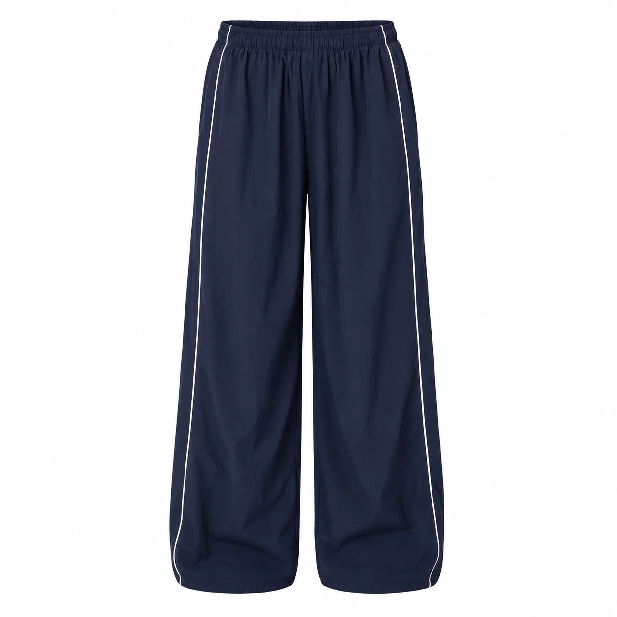 Piped Wide Leg Track Pants WHD0606543