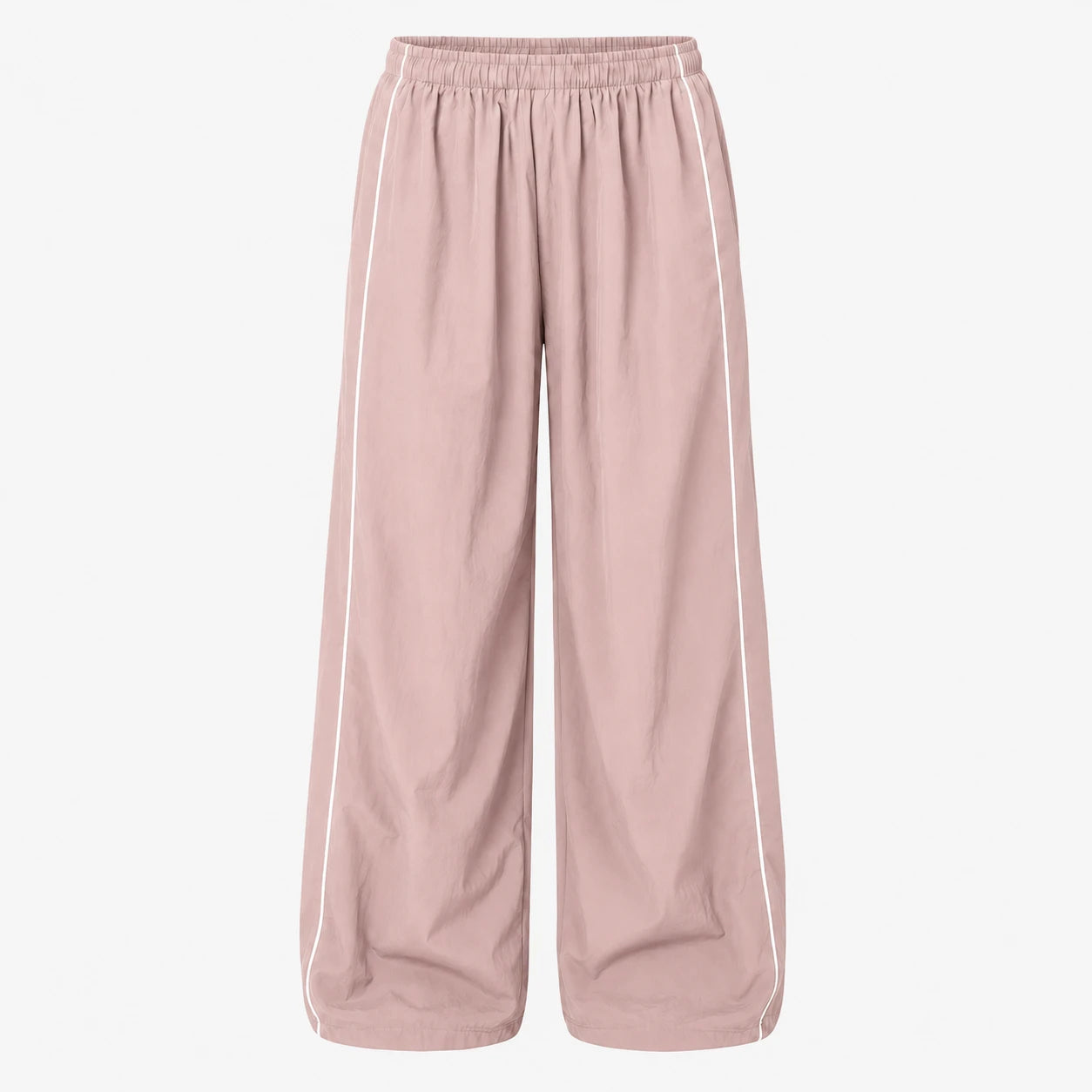 Piped Wide Leg Track Pants WHD0606543