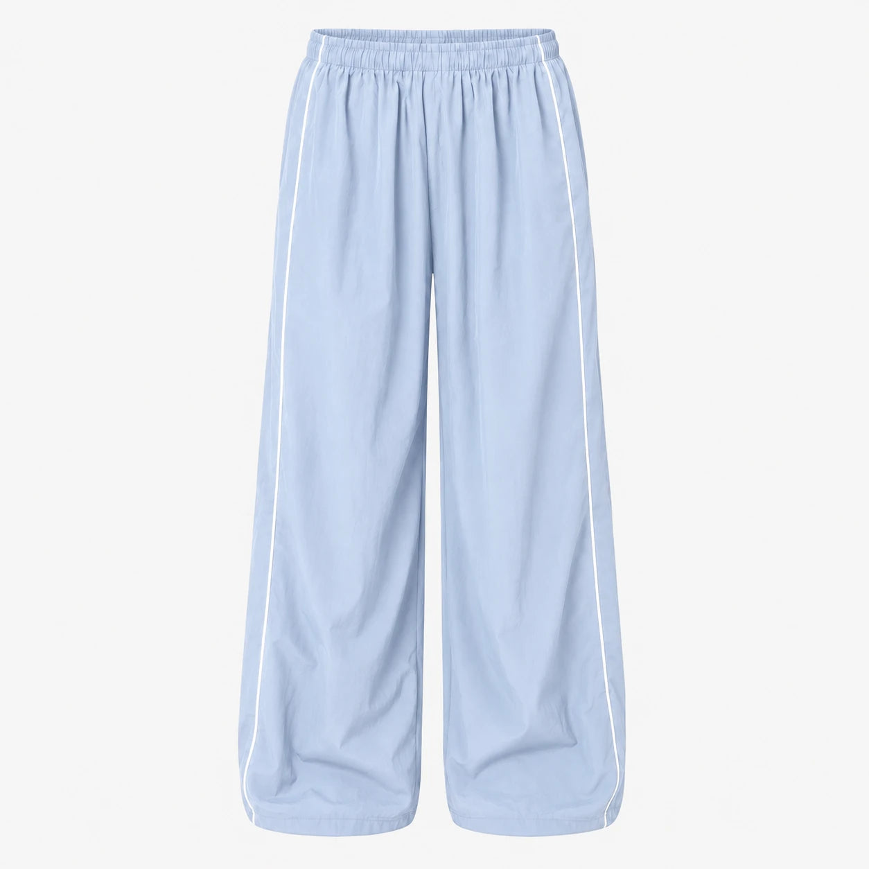 Piped Wide Leg Track Pants WHD0606543