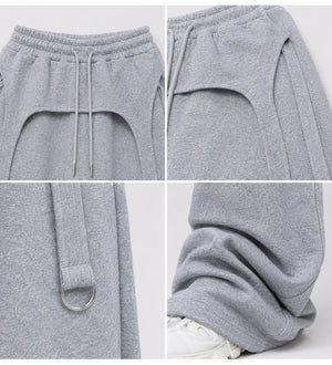 D-Ring Wide Leg Sweatpants WHD0606546