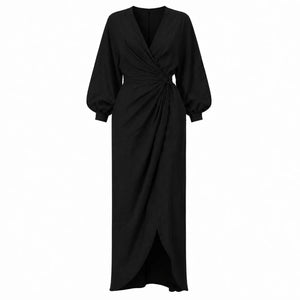 Wrap Tie Maxi Dress WHD0606548