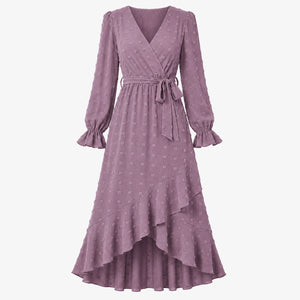 Ruffle Wrap Maxi Dress WHD0606551