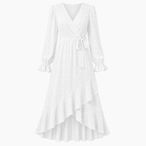 Ruffle Wrap Maxi Dress WHD0606551