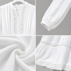 Lace Trim Maxi Dress WHD0606553