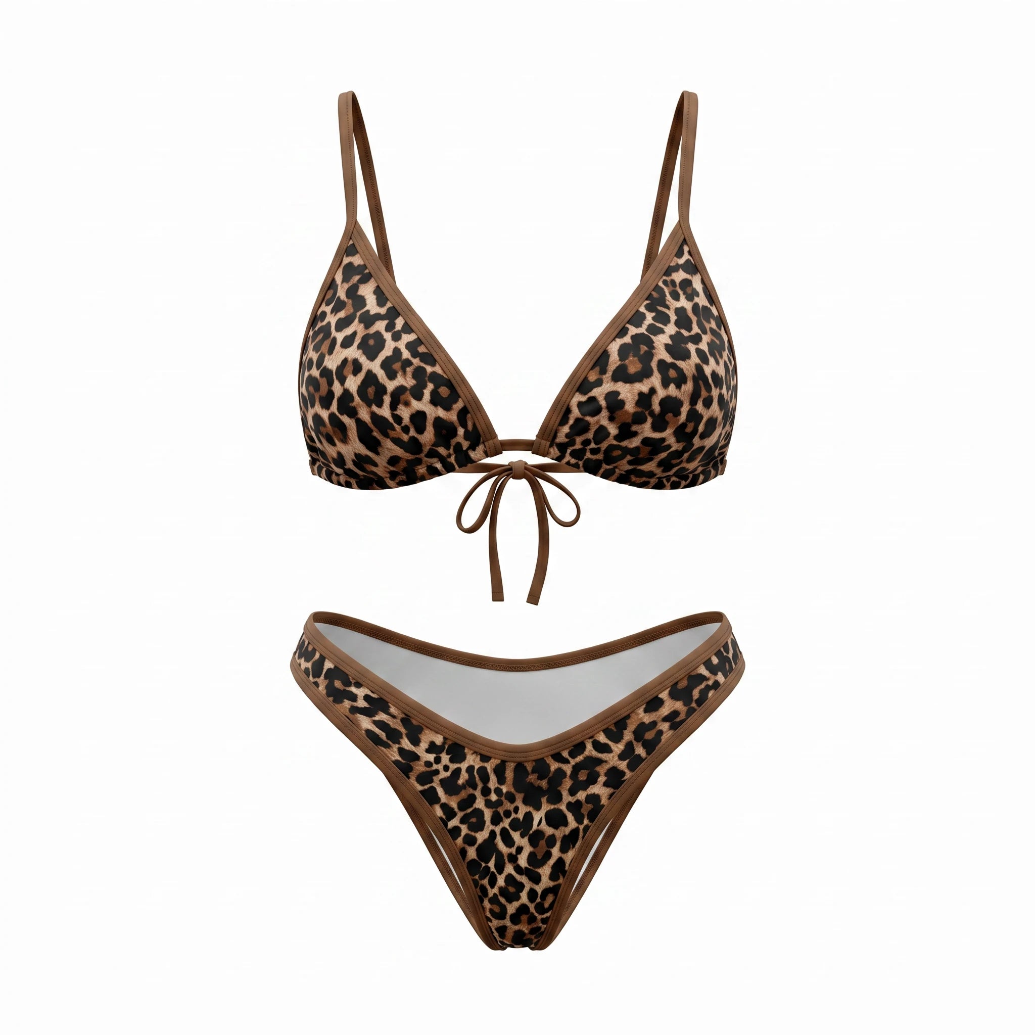 Leopard Triangle Bikini Set WHD0606557-KA-P538-09