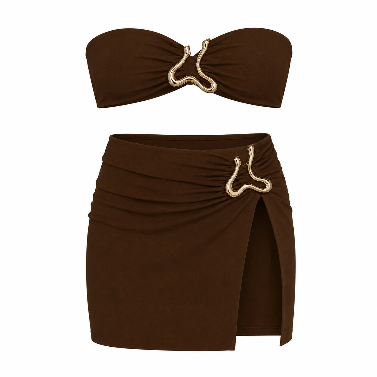 Shell Detail Skirt Set WHD0606558-KA-P541-24