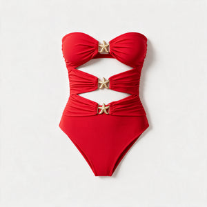 Starfish Cutout One-Piece Swimsuit WHD0606559-KA-P545-02