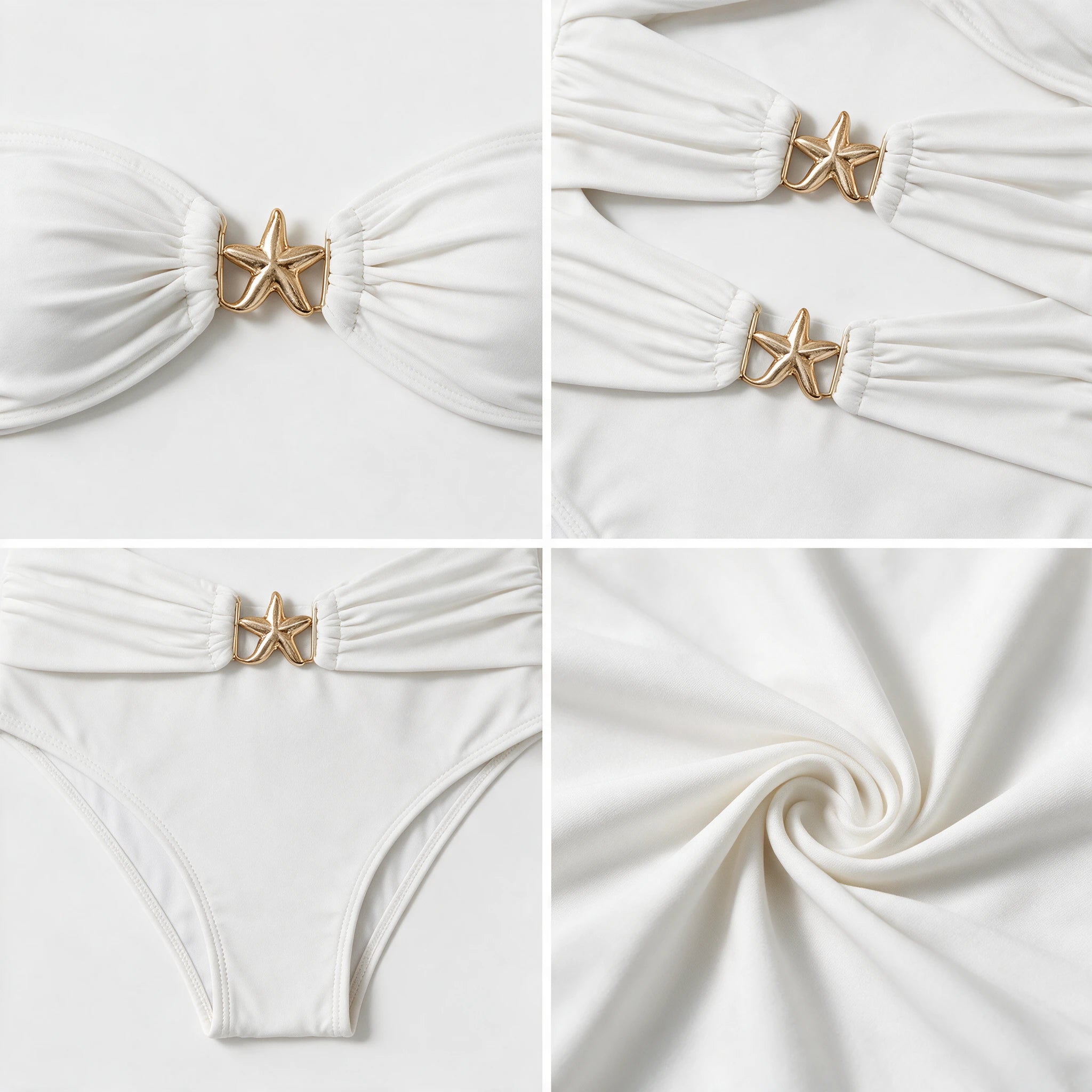 Shell Cutout One-Piece Swimsuit WHD0606560-KA-P545-04