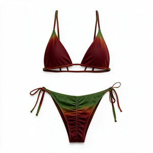 Gradient Side-Tie Bikini Set WHD0606561-KA-P550-02