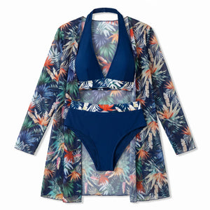 Tropical Three-Piece Swim Set WHD0606567-KA-P639-22