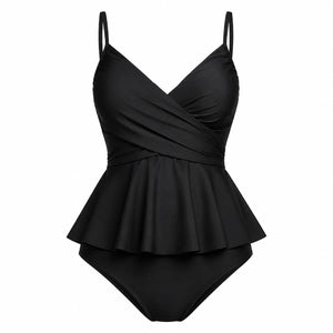 Peplum Wrap One-Piece Swimsuit WHD0606571-KA-P694-01