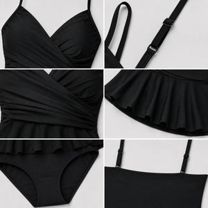 Peplum Wrap One-Piece Swimsuit WHD0606571-KA-P694-01