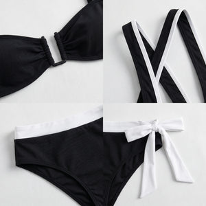 Contrast Waist Bikini Set WHD0606573-KA-P706-01