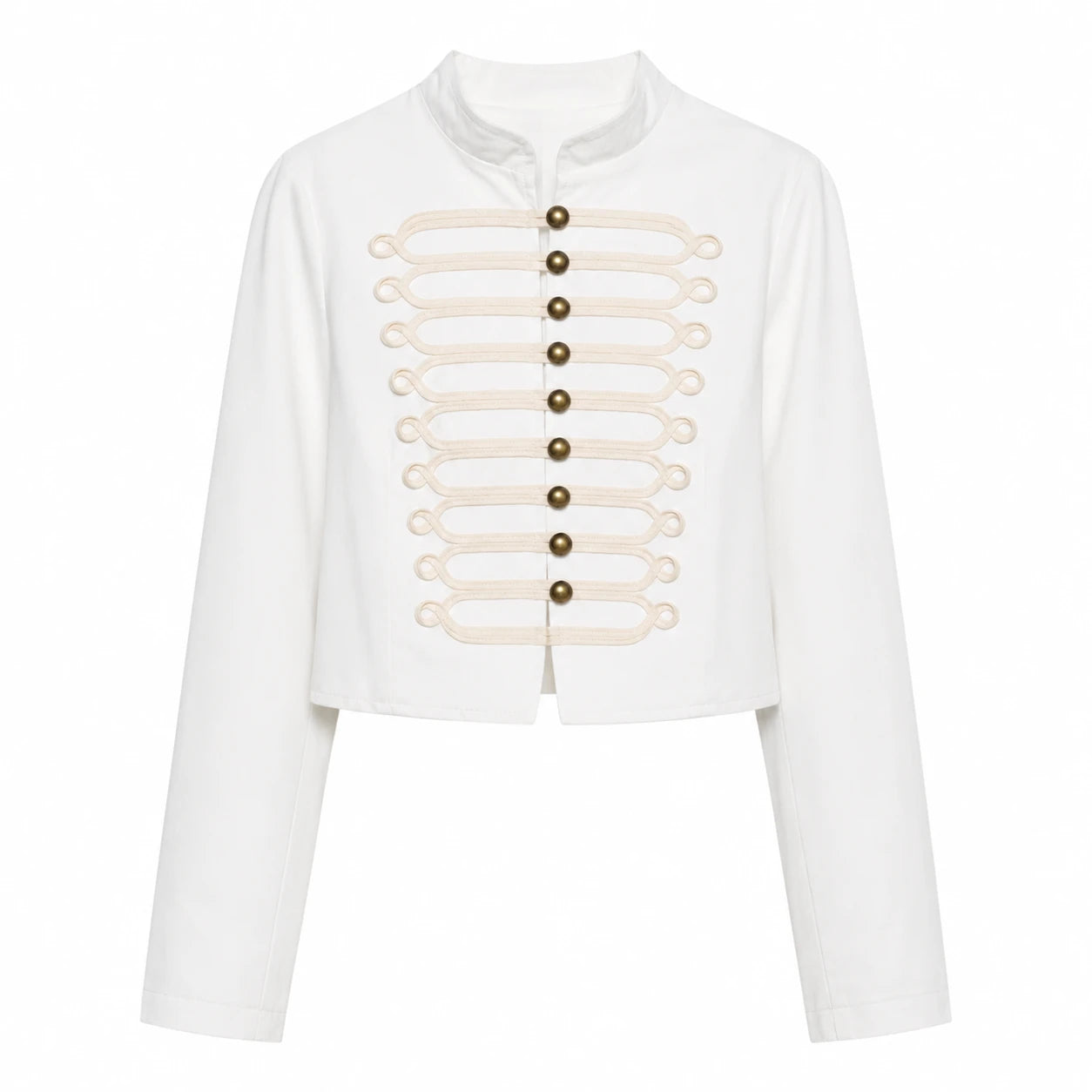 Frog Trim Cropped Jacket WHD0606584