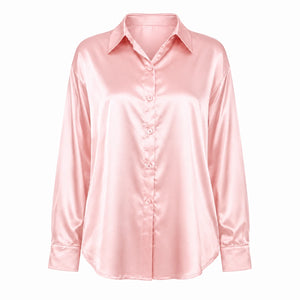Satin Button-Up Shirt WHD0606592