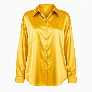 Satin Button-Up Shirt WHD0606592